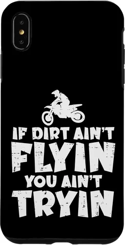 Vista 7 de Carcasa para iPhone 15 If Dirt Aint Flyin You Aint Tryin Dirt Bike Motocross Biker