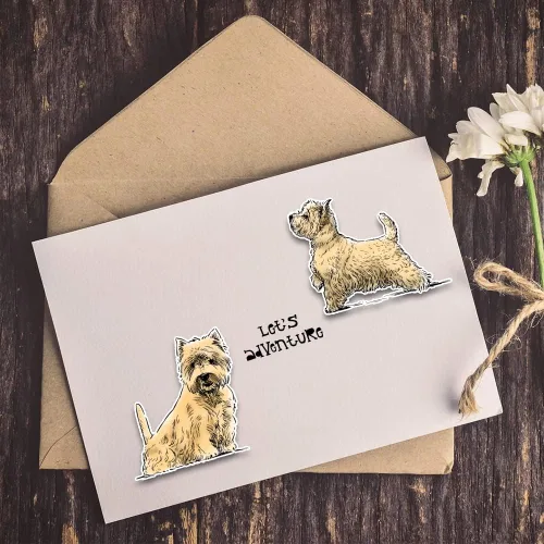 Vista 4 de 4 sellos transparentes para perros y troqueles para hacer tarjetas, palabras de felicitación, sellos de goma transparente, lindos perros