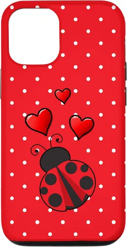 Vista 28 de Ladybug - Carcasa para iPhone 17, diseño de lunares rojos y blancos