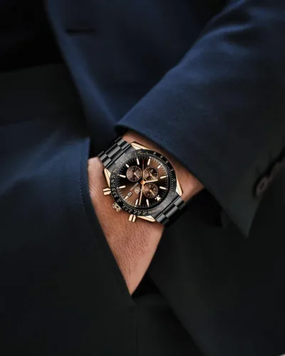 Vista 3 de BENYAR Reloj analógico de cuarzo cronógrafo impermeable luminoso de diseñador para hombre, reloj de pulsera para hombre, para negocios, trabajo