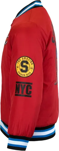 Vista 3 de Marvel Superheroes - Chaqueta bomber para niño, Spider-Man, Miles Morales, Black Panther, Ghost-Spider, Venom Bomber para niños