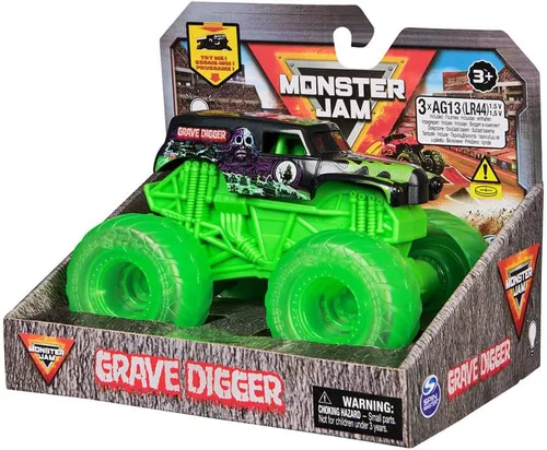 Vista 2 de Camión Monster Jam a escala 1:43 MJ-Value con surtido de ruedas iluminadas