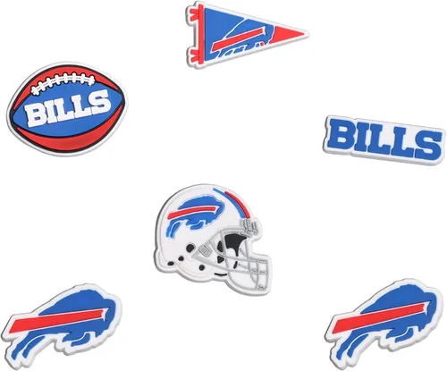 Vista 17 de FOCO unisex-adult NFL Team Logo 6-Pack Shoe Charms