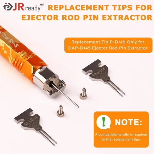Vista 2 de JRready ST5279 2 puntas de repuesto P-D145 para extractor de pasador de varilla expulsora DAP-D145, accesorios para herramientas de liberación