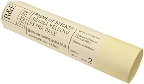 Vista 215 de R&F Handmade Paints - Pigmento profesional al óleo en barra, naranja lizarina, 6.4 fl oz