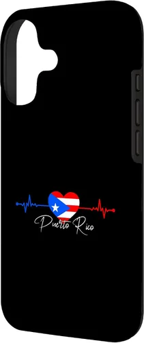Vista 2 de Puerto Rico Boricua Heartbeat - Carcasa para iPhone 17