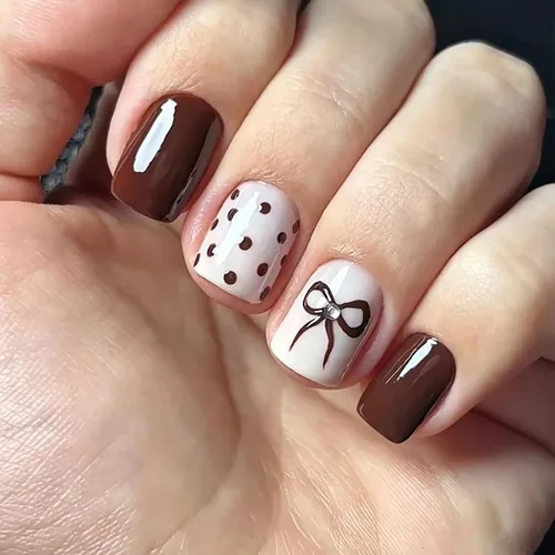 Vista 17 de Uñas Postizas de Mariposa con Purpurina Rosa - 24 piezas de Cobertura Completa Brillantes que se Pegan en Uñas Artificiales Acrílicas S11