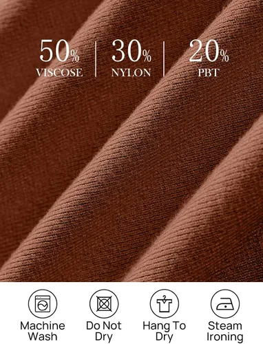 Vista 6 de Caracilia Conjunto de dos piezas para mujer, suéter de punto de manga larga y pantalones deportivos tipo cargo