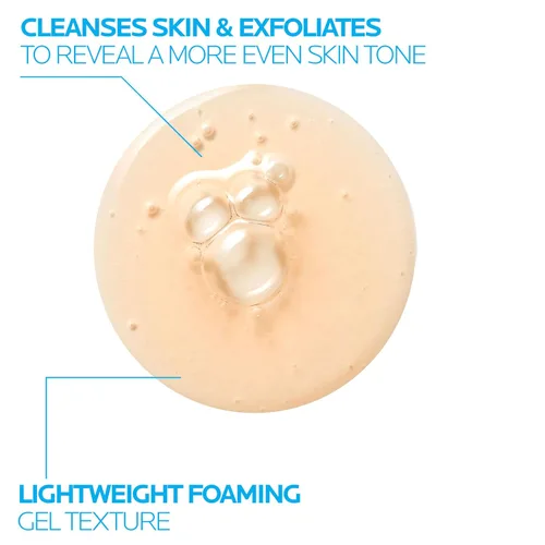 Vista 4 de La Roche-Posay Limpiador en Gel Mela B3, Formulado con Melasyl + Niacinamida + PHA, Limpiador Facial Anti-Envejecimiento para Decoloración, Manchas