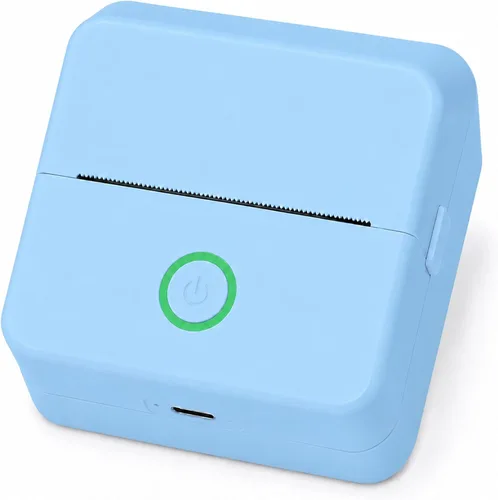 Vista 10 de Mini impresora térmica portátil, Bluetooth, color negro
