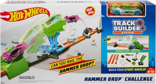 Vista 6 de Hot Wheels Track Builder Hammer Drop Challenge