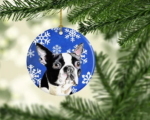 Vista 266 de Caroline's Treasures Cavalier Spaniel - Adorno de cerámica para colgar en el árbol de Navidad, para el hogar, Navidad, fiestas, regalo, 3 pulgadas