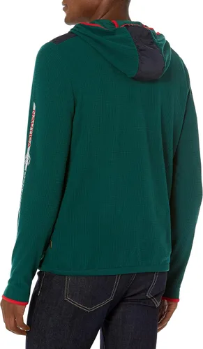 Vista 4 de Nautica Sudadera con capucha para hombre con cremallera de un cuarto de fabricación sostenible