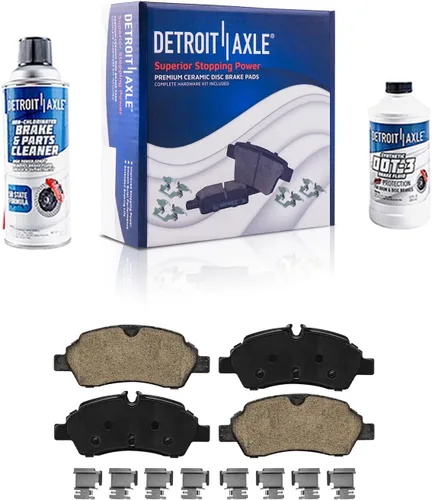 Vista 25 de Detroit Axle - Kit de freno trasero para Chevy GMC Silverado Sierra Suburban 1500 Yukon Tahoe Avalanche Cadillac Escalade Pinza de freno de disco