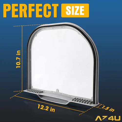 Vista 3 de Trampa de pantalla de filtro de pelusa para secadora que reemplaza para LG DLEX5101V DLEX5170W DLEX5680W DLEX7600WE DLEX5780VE DLEX7600KE DLEX5101W