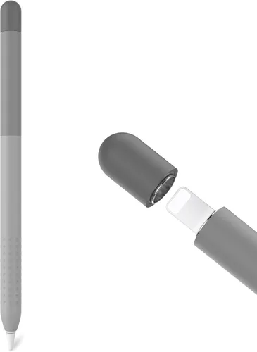 Vista 14 de Delidigi Funda de silicona para Apple Pencil de 1ª generación, cubierta de Verde profundo