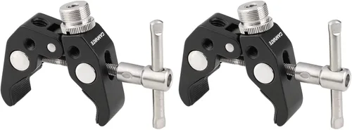Vista 10 de CAMVATE Abrazadera cangrejo con rosca 5/8"-27 para micrófonos - 1190
