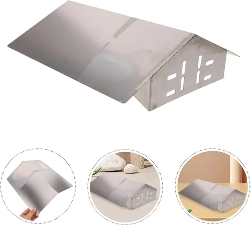 Vista 8 de Stainless Steel Security Camera Cover Rainproof Protective Roof for Outdoor Video Recorder with Sun Rain Shield Blocks Dust and Snow for Camera