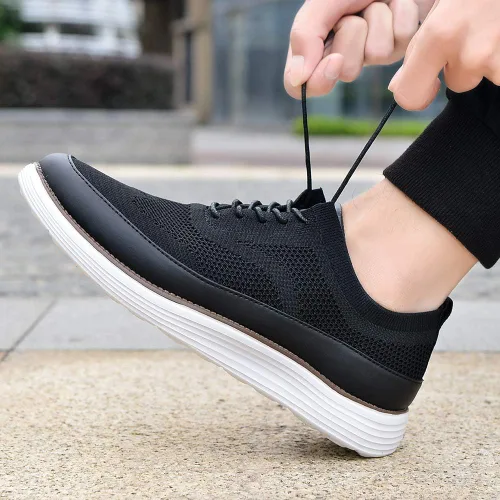 Vista 6 de TIOSEBON Zapatos de vestir para hombre de malla Oxford 0
