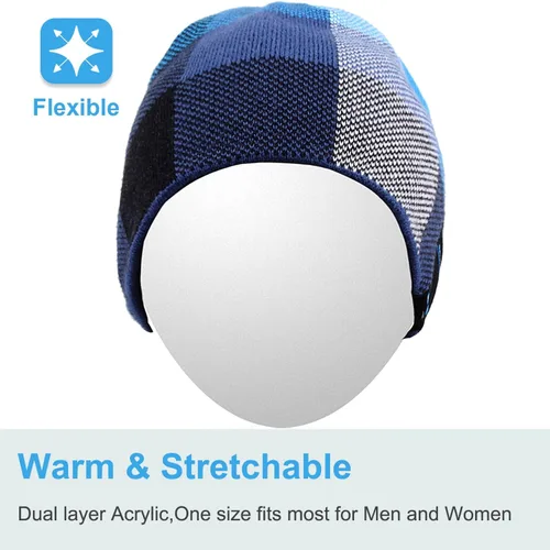 Vista 87 de Rotibox - Gorro inalámbrico con Bluetooth para deportes al aire libre, regalo de Navidad.
