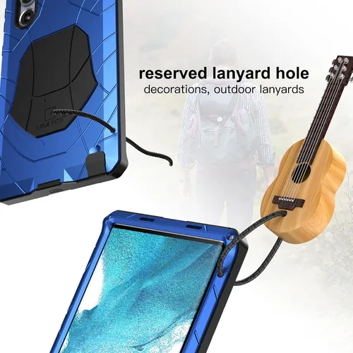Vista 4 de Feitenn Galaxy S22 Funda protectora ultra resistente, funda dura de silicona resistente a prueba de golpes de goma para Samsung Galaxy S22 5G 2022