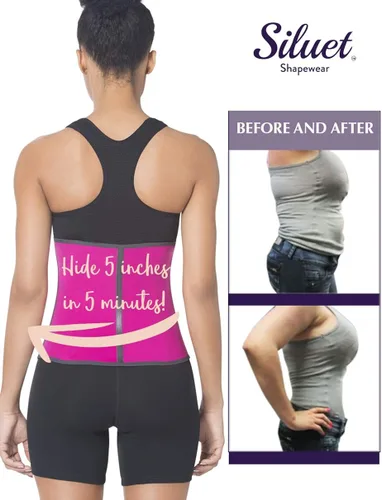 Vista 4 de Siluet Colombian Waist Trainer for Women F20NF21 100% Natural Latex Underbust Waist Corsets Waist Cincher