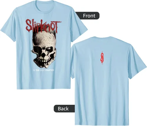 Vista 119 de Slipknot Tribal Calavera playera, niños 12, Rojo