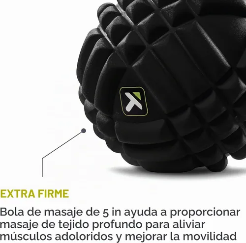 Vista 2 de TRIGGERPOINT Performance Grid X - Pelota de masaje para masaje de tejido profundo y recuperación de ejercicios, color negro