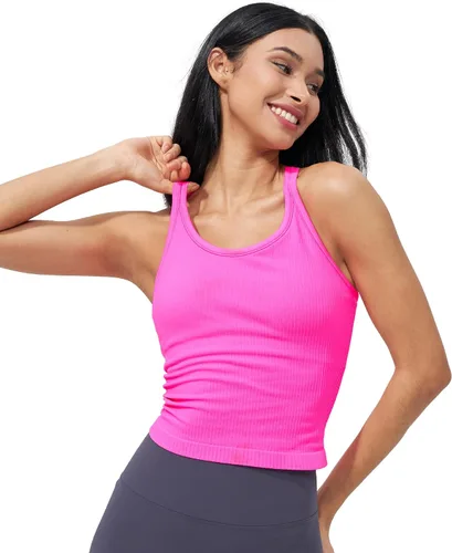 Vista 106 de sphinx cat - Camiseta corta de entrenamiento para mujer, camiseta sin mangas, acanalada, con espalda cruzada y brasier integrado