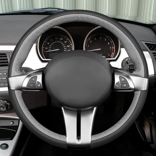 Vista 3 de MEWANT Funda para volante BMW Z4 E85 E86 2003-2008 cosido a mano
