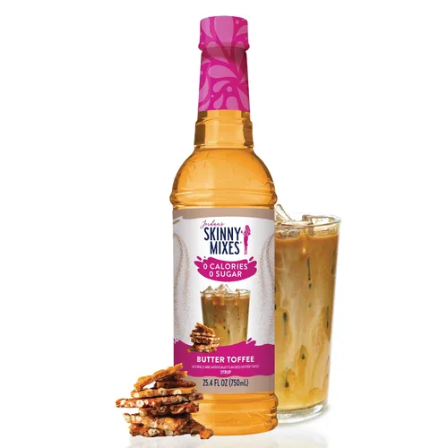 Vista 16 de Jordan's Skinny Mixes Jarabe de café sin azúcar, jarabe saborizante de café S'mores, mezcla de bebida cero calorías para lattes, hornear o batido