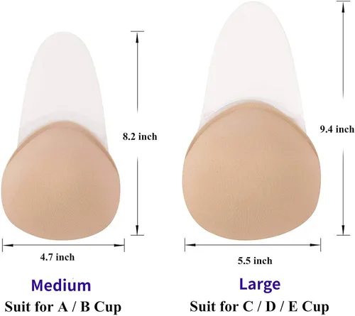 Vista 6 de MITALOO Adhesive Bra Invisible Strapless Bra Push Up Backless Sticky Bra for Women