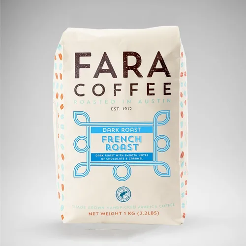 Vista 5 de Fara Coffee, Molido (tostado francés (oscuro), 12 oz)