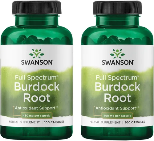 Vista 8 de Swanson Apoyo hepático y riñón de raíz de bardana - La desintoxicación de la piel ayuda a eliminar las toxinas del cuerpo - Apoya el bienestar