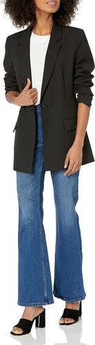 Vista 5 de The Drop blazer Blake largo para mujer