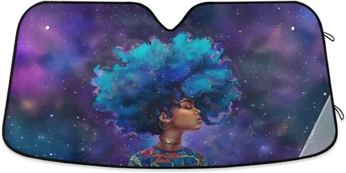 Vista 17 de Parasoles para parabrisas de vehículo, diseño de ojos de mujer, guiño y pestañas sexys, bloquean rayos ultravioleta y mantienen tu vehículo fresco