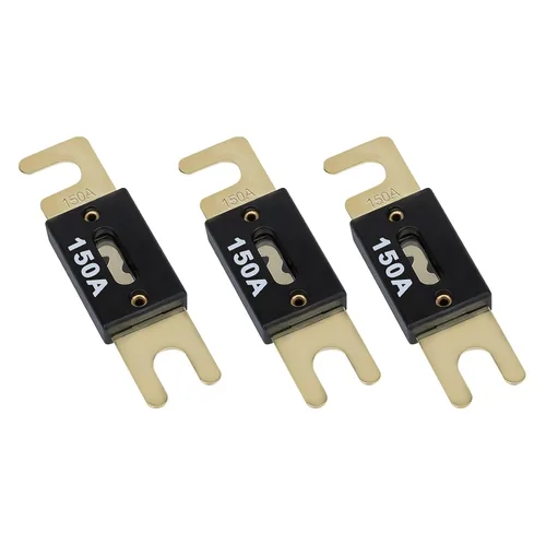 Vista 12 de 3 Fusibles de Cuchilla ANL de 30 Amperios 32VDC, Fusibles para Automóvil, Fusibles Marinos, Fusible en Línea ANL Chapado en Oro Compatible