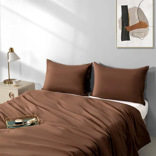 Vista 15 de Paquete de 2 fundas de almohada de microfibra tamaño estándar con cremallera, fundas de almohada color beige, suaves y cómodas, no se encogen Beige