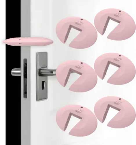 Vista 12 de Protector de silicona para puerta y tope de puerta, protector de pellizco duradero, evita lesiones por pellizcos, puertas de golpe, tope de puerta