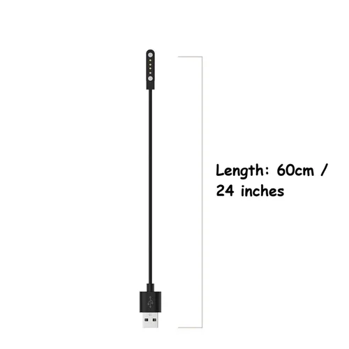 Vista 4 de Cable de carga magnético de repuesto para auriculares de conducción ósea, cable de carga USB para auriculares de conducción ósea de interfaz de 4