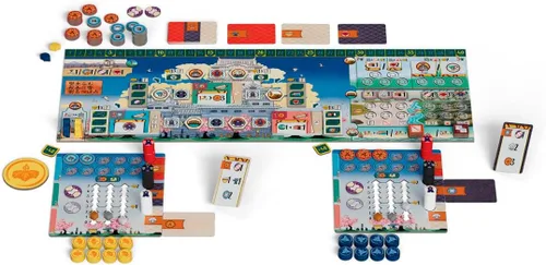 Vista 4 de Devir - The White Castle: Duel, juego de mesa de estrategia independiente para 2 jugadores, nueva mecánica en el universo del castillo blanco El