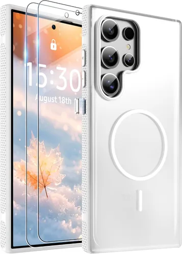 Vista 210 de Jshru Funda para Samsung Galaxy S26 Plus/Galaxy S25 Plus: para Galaxy S24 Plus [compatible con Magsafe] [2 protectores de pantalla HD] cubierta