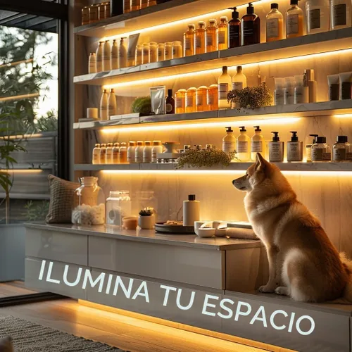 Vista 8 de Tira de luces LED USB de 5 V, tira de luces CCT sintonizables de 6.56 pies con autoadhesivas, tiras regulables de 2800 K-6500 K para impresora 3D