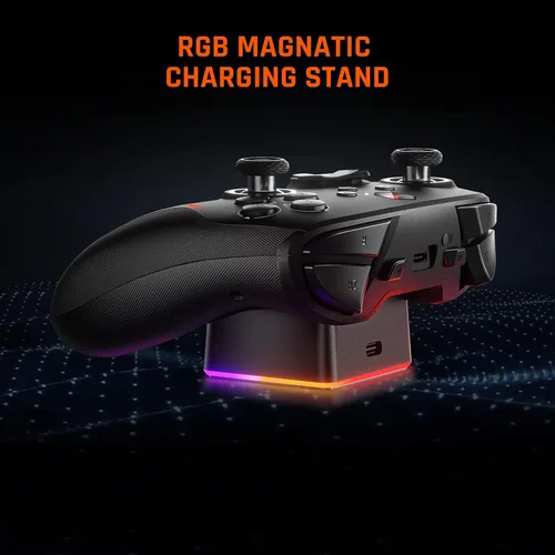 Vista 10 de BIGBIG WON Switch Controllers with Charging Base, Wireless Game Controller for SwitchPCAndroidIOS,Mechanical ButtonsALPS JoystickNFC Sensor6-axis