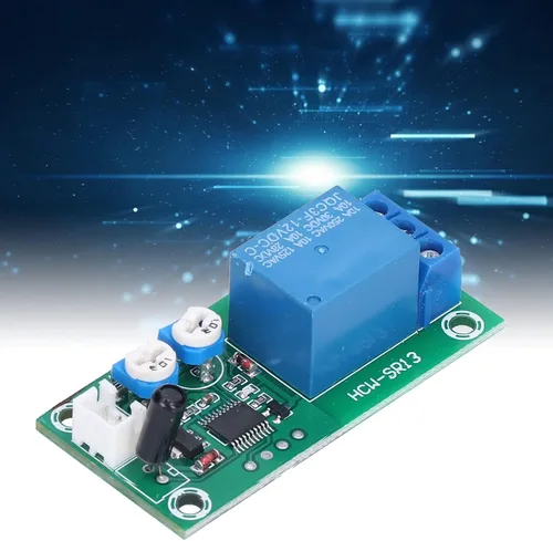 Vista 9 de Módulo de sensor de vibración, DC 12V Sensibilidad Interruptor de retardo de tiempo DIY alta sensibilidad Módulo de alarma