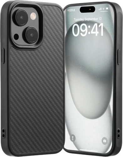 Vista 54 de Tigowos Funda magnética para iPhone 15, resistente a las caídas, sensación de piel mate, a prueba de golpes, ajuste delgado para iPhone 15, negro