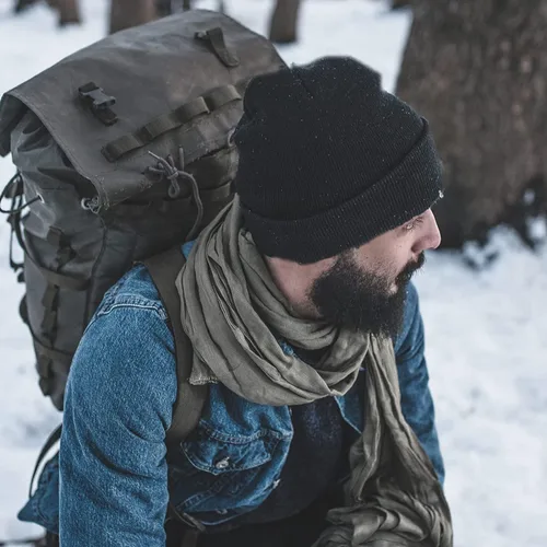 Vista 3 de ZOORON Gorro para hombre y mujer, gorro holgado para invierno, cálido, gorro de calavera, unisex
