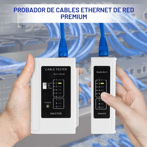 Vista 6 de Kit de herramientas de crimpado RJ45, crimpadora Ethernet de paso, kit de herramientas de crimpado Ethernet profesional, herramienta de crimpado