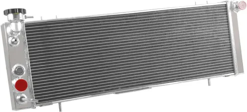 Vista 3 de Radiador para Jeep Cherokee Wagoneer Comanche 1984-2001 2.1L 2.5L L4 2.8L V6 4.0L L6 Gas, 1 fila de radiador de aluminio de rendimiento completo