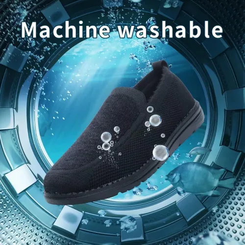 Vista 7 de 1TAZERO Mocasines sin cordones para hombre con plantillas de soporte de arco, zapatos casuales para hombre para fascitis plantar